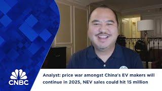 Analyst: price war amongst China's EV makers will continue in 2025, NEV sales could hit 15 million