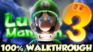 Luigi's Mansion 3 - FULL GAME 100% Walkthrough LIVE (All Gems & All Boos)