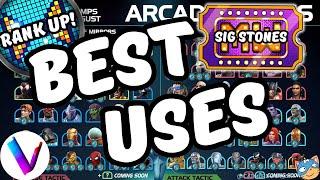 The Best Champions for Arcade Games Saga Rank Up Gems & Sig Stones - MCoC - Higher Further Faster