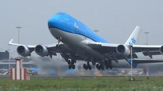 Heavy Planes Taking Off From The Kaagbaan RWY 24C