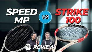 REVIEW: BABOLAT PURE STRIKE 100 v HEAD SPEED MP 2024 | BRAND NEW RACKETS | Comparison