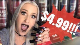 JORDANA Black Pearl METALLIC MATTE Liquid Lipstick Color REVIEW & lip SWATCHES from Walgreens!