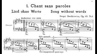 Sergei Bortkiewicz | Chant sans paroles, Op.65/1