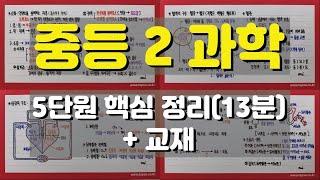 [중2 과학] 5단원(동물과 에너지) 핵심 정리(13분) + 교재