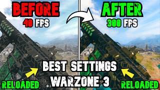 BEST PC Settings for Warzone 3 SEASON 4! RELOADED (Optimize FPS & Visibility)