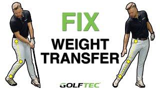 Fixing the weight transfer in the golf swing