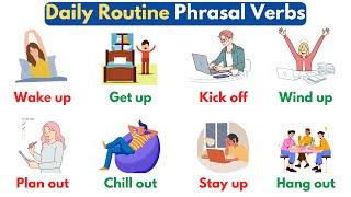 Daily Routine Phrasal Verbs In English | Daily Use Phrasal Verbs | English Vocabulary