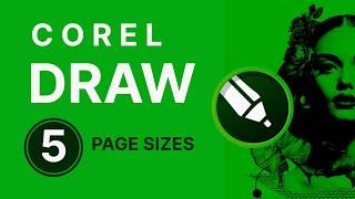 COREL DRAW 5 - Page Sizes