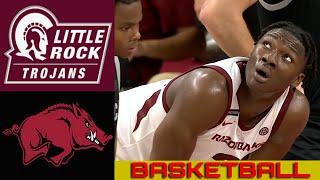 LITTLE ROCK vs #20 ARKANSAS Basketball Game Full Highlights 2024