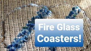 Beginner Resin Project! Fire Glass Coasters! 