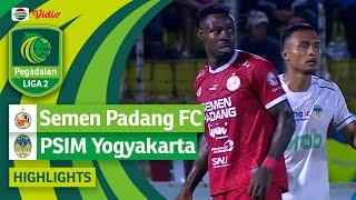 Semen Padang FC VS PSIM Yogyakarta - Highlights | Pegadaian Liga 2 2023/2024