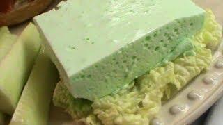 Forgotten Dessert Of The 1950's - Lime Jello Dessert