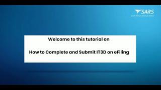 How to Complete and Submit IT3D on eFiling