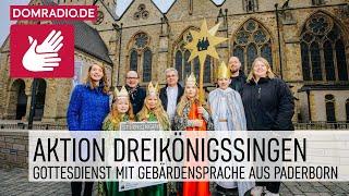 Bundesweite Eröffnung der Aktion Dreikönigssingen - Mit Gebärdensprache