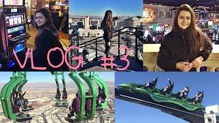 Vlog #3: Las Vegas, brinquedos radicais, cassinos e mais