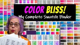Full Swatch Book Tour | Massive Swatching Marathon | Swatching All My Art Supplies