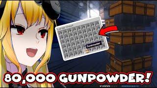 Kaela Oppenheimer Trying To Destroy The World Hiding 80k Gunpowder Secretly!【Hololive | Minecraft】