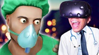 اگه میخوای دکتر بشی باید این ویدیو رو ببینی  || Surgeon Simulator VR