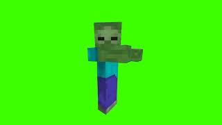 Minecraft green screen animation