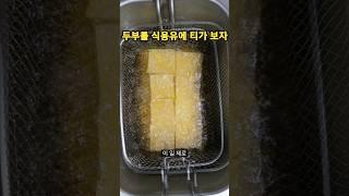 #두부를 식용유에 티가보자 #shorts