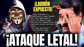 ANONYMOUS REGRESA Y ATACA CON TODO EL REGIMEN DE NICOLAS MADURO!!!  REVELA GRANDES SECRETOS!!!