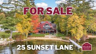 Lake Winnipesaukee Waterfront | 25 Sunset Ln, Moultonborough, NH 03254