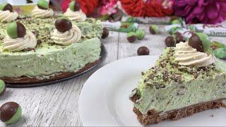 Aero Mint Chocolate Cheesecake Recipe • How To Make Mint Aero Cheesecake Recipe • No Bake Cheesecake