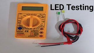 How to check LED with Multimeter? #shorts