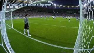 2:1 Deutschland - Bosnien-Herzegowina Bastian Schweisteiger