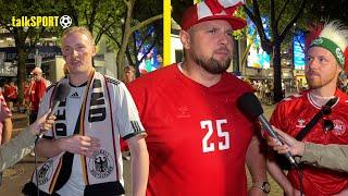 Germany & Denmark Fans REACT to VAR, Jamal Musiala, and England's Chances at EURO 2024