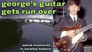 GEORGE'S GUITAR GETS RUN OVER – Weird Moments in Beatles History #5