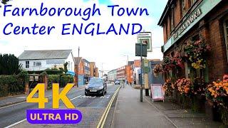 Walking around Farnborough town center, England (4K/60fps) || My England Diary 2021 || Jananee Rai