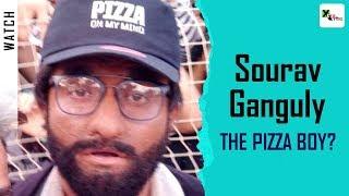 AMAZING!!! Sourav Ganguly in Disguise as a Pizza Delivery Man | Public Goes Berserk