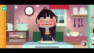 Toca kitchen 2 girl puffy cheeks