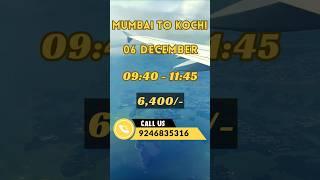 "Cheapest Flights From Mumbai To Kochi | Mumbai To Kochi Flight Offer | Mumbai To Kochi Flight"