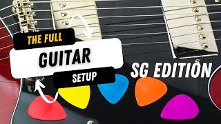 Gibson SG Electric Guitar Full Setup Part 1