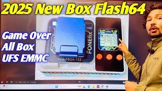 2025 New Box Flash64 UFS and EMMC | Game Over All Box UFI, Easy_Jtag, MIPI, Medusa | Flash64 Box