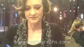 Joan Cusack - Signing Autographs at "Late Night with Jimmy Fallon" in NYC