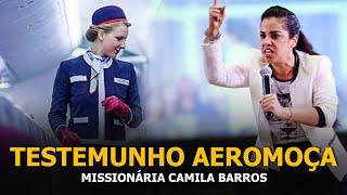 Muito Forte: Camila Barros Testemunho dela no avião com Aeromoça