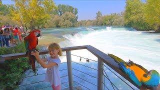 Manavgat Waterfalls in Manavgat, Antalya Türkiye