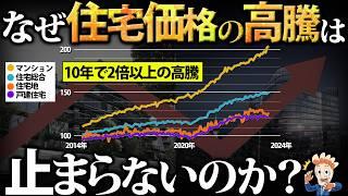 なぜ住宅価格の高騰は止まらないのか？【平均価格100,000,000円】