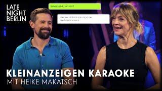 Kleinanzeigen Karaoke mit Heike Makatsch | Late Night Berlin