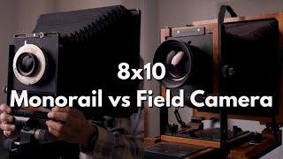 Comparing my 8x10 Arca Swiss Monorail Camera vs Chamonix Wooden Field Camera - Episode 009