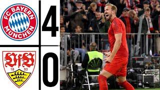 bayern munich vs stuttgart | bayern stuttgart extended highlights bundesliga | harry kane hattrick