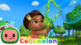 Blowing Bubble's Song (Fun In The Sun) |  Nina Time | Cartoons for Kids | Mysteries with Friends