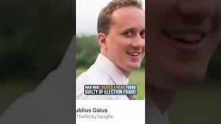 Man who Created a Meme Found Guilty of Election Fraud #shorts