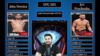 UFC 303 Main Event Prediction & Betting Tips | Alex Pereira vs Jiri Prochazka 2