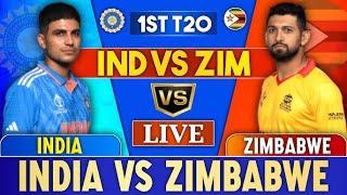 Live India vs Zimbabwe 1st T20 Match | Today Live Cricket Match Ind vs Zim | Live Cricket P5