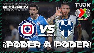 Resumen y goles | Cruz Azul vs Monterrey | Liga Mx - CL2025 J11 | TUDN