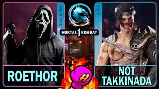 MK1 Roethor (GHOST FACE) VS Not Takkinada (HAVIK)Mortal Kombat 14K 60ᶠᵖˢ